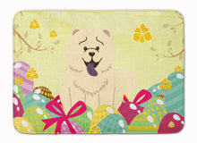 Load image into Gallery viewer, Easter Eggs Chow Chow White Machine Washable Memory Foam Mat BB6140RUG