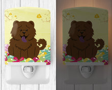 Load image into Gallery viewer, Easter Eggs Chow Chow Chocolate Ceramic Night Light BB6141CNL