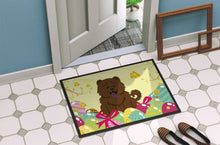 Load image into Gallery viewer, Easter Eggs Chow Chow Chocolate Doormat - 24x36 Decorative Floor Mat – Indoor/Outdoor Rug with Artistic Flair BB6141JMAT