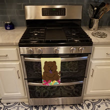 Load image into Gallery viewer, Easter Eggs Chow Chow Chocolate Kitchen Towel – Artistic Dish Towel for Everyday Use BB6141KTWL