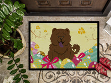 Load image into Gallery viewer, Easter Eggs Chow Chow Chocolate Doormat - 18x27 Decorative Floor Mat – Indoor/Outdoor Rug with Artistic Flair BB6141MAT