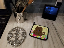 Load image into Gallery viewer, Easter Eggs Chow Chow Chocolate Pot Holders - Set of 2 - Heat-Resistant Kitchen Essentials BB6141PTHD