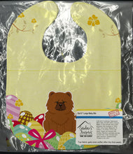 Load image into Gallery viewer, Easter Eggs Chow Chow Red Baby Bib BB6142BIB