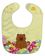 Load image into Gallery viewer, Easter Eggs Chow Chow Red Baby Bib BB6142BIB