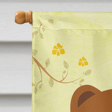 Load image into Gallery viewer, Easter Eggs Chow Chow Red Flag Canvas House Size BB6142CHF