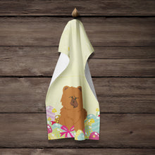 Load image into Gallery viewer, Easter Eggs Chow Chow Red Kitchen Towel – Artistic Dish Towel for Everyday Use BB6142KTWL