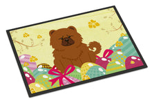 Load image into Gallery viewer, Easter Eggs Chow Chow Red Doormat - 18x27 Decorative Floor Mat – Indoor/Outdoor Rug with Artistic Flair BB6142MAT