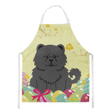 Load image into Gallery viewer, Easter Eggs Chow Chow Black Apron – Artist-Designed Kitchen, BBQ &amp; Craft Apron BB6143APRON