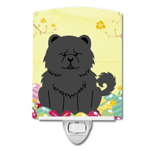 Load image into Gallery viewer, Easter Eggs Chow Chow Black Ceramic Night Light BB6143CNL
