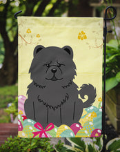 Load image into Gallery viewer, Easter Eggs Chow Chow Black Garden Flag - Outdoor Decorative Yard Flag BB6143GF