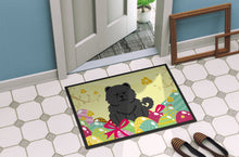 Load image into Gallery viewer, Easter Eggs Chow Chow Black Doormat - 24x36 Decorative Floor Mat – Indoor/Outdoor Rug with Artistic Flair BB6143JMAT