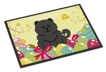 Load image into Gallery viewer, Easter Eggs Chow Chow Black Doormat - 24x36 Decorative Floor Mat – Indoor/Outdoor Rug with Artistic Flair BB6143JMAT