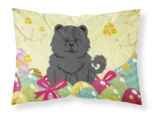 Load image into Gallery viewer, Easter Eggs Chow Chow Black Fabric Standard Pillowcase – Artistic Decorative Front, White Back BB6143PILLOWCASE