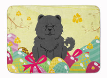 Load image into Gallery viewer, Easter Eggs Chow Chow Black Machine Washable Memory Foam Mat BB6143RUG