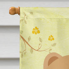 Load image into Gallery viewer, Easter Eggs Chow Chow Cream Flag Canvas House Size BB6144CHF