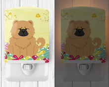 Load image into Gallery viewer, Easter Eggs Chow Chow Cream Ceramic Night Light BB6144CNL
