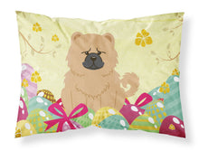 Load image into Gallery viewer, Easter Eggs Chow Chow Cream Fabric Standard Pillowcase – Artistic Decorative Front, White Back BB6144PILLOWCASE