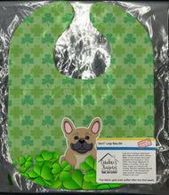 Load image into Gallery viewer, French Bulldog Cream Shamrocks Baby Bib BB6151BIB