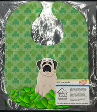 Load image into Gallery viewer, Mastiff White Shamrocks Baby Bib BB6158BIB