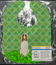 Load image into Gallery viewer, Borzoi Shamrocks Baby Bib BB6164BIB