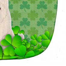 Load image into Gallery viewer, South Russian Sheepdog Shamrocks Baby Bib BB6165BIB