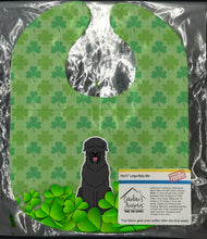 Load image into Gallery viewer, Black Russian Terrier Shamrocks Baby Bib BB6167BIB