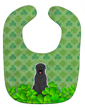 Load image into Gallery viewer, Black Russian Terrier Shamrocks Baby Bib BB6167BIB