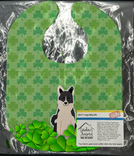 Load image into Gallery viewer, Russo-European Laika Spitz Shamrocks Baby Bib BB6170BIB