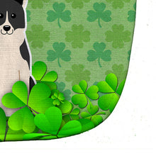 Load image into Gallery viewer, Russo-European Laika Spitz Shamrocks Baby Bib BB6170BIB