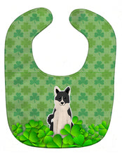 Load image into Gallery viewer, Russo-European Laika Spitz Shamrocks Baby Bib BB6170BIB