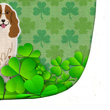 Load image into Gallery viewer, Russian Spaniel Shamrocks Baby Bib BB6172BIB