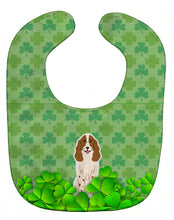 Load image into Gallery viewer, Russian Spaniel Shamrocks Baby Bib BB6172BIB