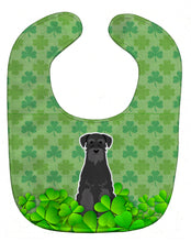 Load image into Gallery viewer, Standard Schnauzer Black Shamrocks Baby Bib BB6173BIB
