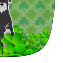 Load image into Gallery viewer, Standard Schnauzer Salt and Pepper Shamrocks Baby Bib BB6174BIB