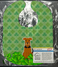 Load image into Gallery viewer, Airedale Shamrocks Baby Bib BB6182BIB