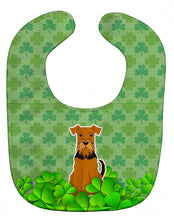 Load image into Gallery viewer, Airedale Shamrocks Baby Bib BB6182BIB