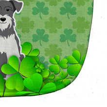 Load image into Gallery viewer, Miniature Schanuzer Salt and Pepper Shamrocks Baby Bib BB6195BIB