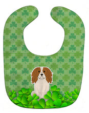 Load image into Gallery viewer, Cavalier Spaniel Shamrocks Baby Bib BB6199BIB
