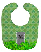 Load image into Gallery viewer, Glen of Imal Grey Shamrocks Baby Bib BB6200BIB