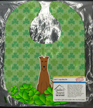 Load image into Gallery viewer, Irish Terrier Shamrocks Baby Bib BB6203BIB
