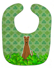 Load image into Gallery viewer, Irish Terrier Shamrocks Baby Bib BB6203BIB