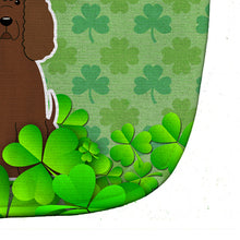 Load image into Gallery viewer, Irish Water Spaniel Shamrocks Baby Bib BB6204BIB