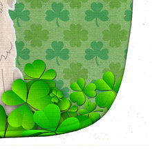 Load image into Gallery viewer, Irish Wolfhound Shamrocks Baby Bib BB6206BIB
