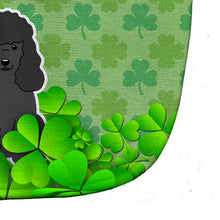 Load image into Gallery viewer, Poodle Black Shamrocks Baby Bib BB6212BIB