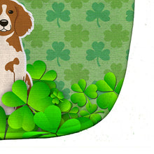 Load image into Gallery viewer, Brittany Spaniel Shamrocks Baby Bib BB6213BIB