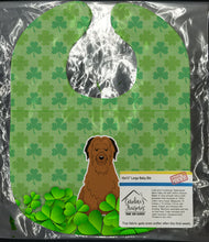 Load image into Gallery viewer, Briard Brown Shamrocks Baby Bib BB6223BIB