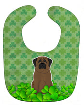 Load image into Gallery viewer, Bullmastiff Shamrocks Baby Bib BB6225BIB