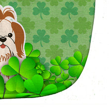 Load image into Gallery viewer, Shih Tzu Red White Shamrocks Baby Bib BB6228BIB