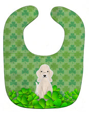 Load image into Gallery viewer, Bedlington Terrier Sandy Shamrocks Baby Bib BB6232BIB