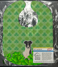 Load image into Gallery viewer, Smooth Fox Terrier Shamrocks Baby Bib BB6239BIB